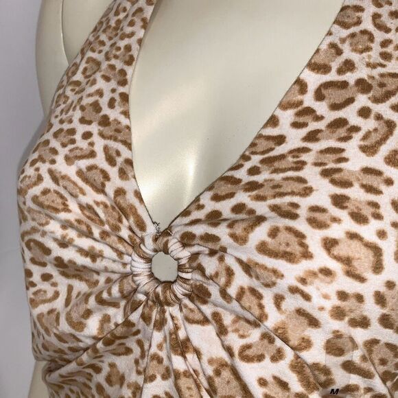 Jones New York Animal Print Halter top - Picture 4 of 11